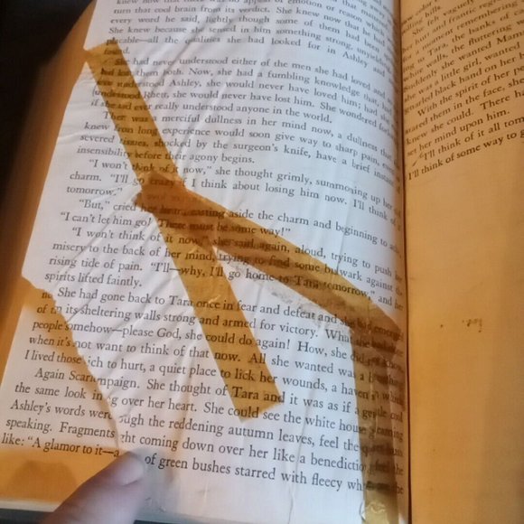 Gone with the Wind Margaret Mitchell 1955 Edition 68th Printing Hardcover - Picture 11 of 15